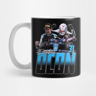 Esteban Ocon Vintage Mug